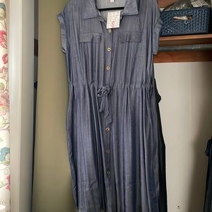 COPY - Lularoe NWT Chambray Denim Stacie